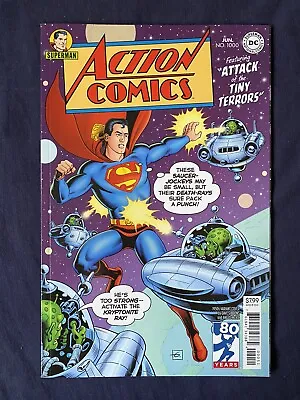 Buy ACTION COMICS #1000 (DC 2018) 1950’s VARIANT - BAGGED & BOARDED. • 6.45£