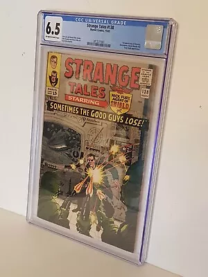 Buy Strange Tales #138, CGC 6.5, 1965, 1'st Appearance Eternity, Steve Ditko, Kirby • 109.99£