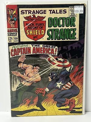 Buy Nick Fury Agent Of Shield, Doctor Strange  #159 Marvel Comics 1967 Silver Age • 63.33£