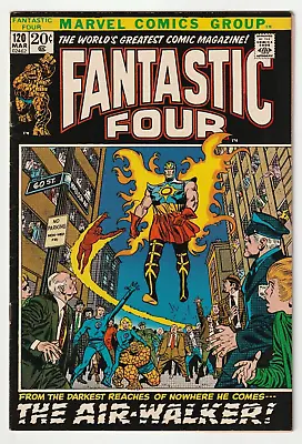 Buy Fantastic Four #120 - 1st Air-Walker - Marvel Comics 1972 - F/VF • 36.93£