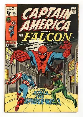Buy Captain America #137 VG+ 4.5 1971 • 19£