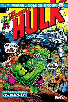 Buy Incredible Hulk #180 Facsimile Edition New Ptg (05/07/2023) • 3.30£