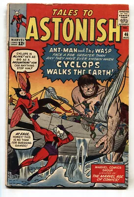 Buy TALES TO ASTONISH #46--comic Book--ANT-MAN--3rd Wasp--Marvel • 65.96£