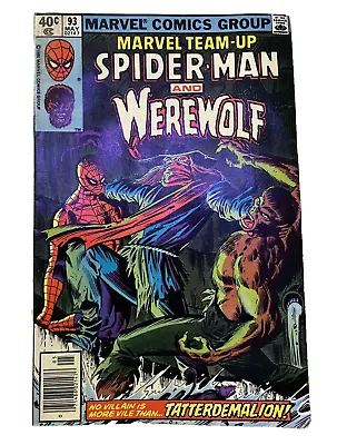 Buy MARVEL TEAM-UP: SPIDER-MAN AND WEREWOLF # 93 May 1980  Rags To Riches  • 11.20£