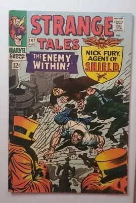 Buy Strange Tales 147 FN Kirby! Everett! Nick Fury! Doctor Strange! 1966 Marvel  • 19.82£