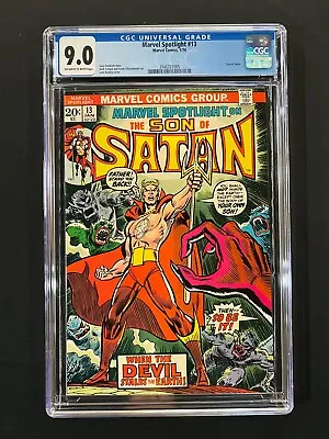 Buy Marvel Spotlight #13 CGC 9.0 (1974) - Son Of Satan • 56.03£