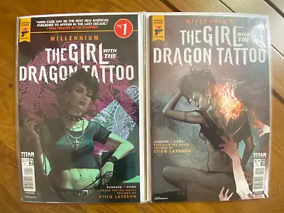 Buy The Girl With The Dragon Tattoo  #1 2 2017 Hard Case Crime Titan Vfn-nm • 12£