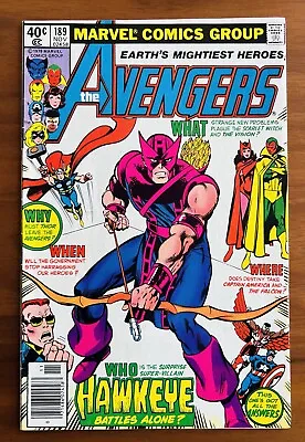 Buy Avengers 189 Marvel Comics 1979 Iconic Hawkeye John Byrne Cover VF/NM • 4.73£