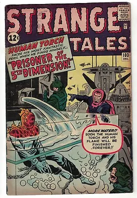 Buy Marvel Comics Strange Tales 103 3.5 VG- Dr Strange Human Torch Fantastic Four • 99.99£