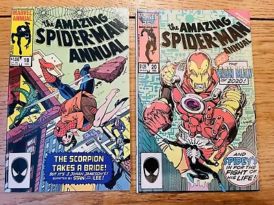 Buy Two Amazing Spider-Man Annuals #18 & 20  1980s Comics • 6.50£