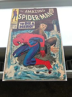 Buy Amazing Spider-Man 52 (1967) 1st App Joe Robertson. Kingpin App, Cents • 55.99£