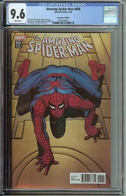 Buy Amazing Spider-man #800 Cgc 9.6 1:500 Steve Ditko Remastered Color Edition Rip • 221.18£