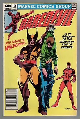 Buy Daredevil #196 Marvel 1983 Newsstand NM+ 9.6 • 42.59£