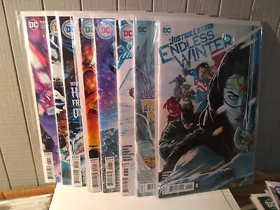 Buy Justice League Endless Winter Lot 1  2  The Flash 767 Superman Special 1 Aquaman • 31.62£