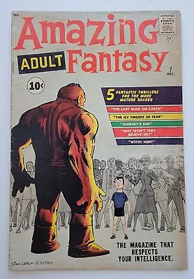 Buy Amazing Adult Fantasy #7 VG 1st Skrulls 1961 Stan Lee Steve Ditko Vintage Silver • 199.16£