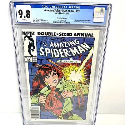 Buy Amazing Spider-Man Annual #19 Newsstand CGC 9.8 1st Alistaire Smythe Marvel ASM • 712.41£