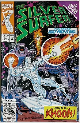 Buy Silver Surfer #68 Vol 3 Infinity War - Marvel Comics - Ron Marz - Kevin West • 1.99£
