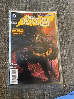Buy Batman Detective Comics #19 2013 Layman/ Fabok (1st Print) • 3.50£