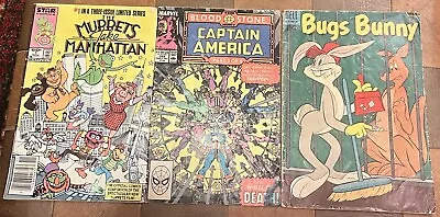 Buy Captain America #359, Muppets Take Manhattan Nov 1, Bugs Bunny Dell Comic • 3.15£