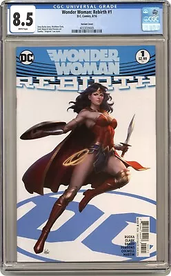 Buy Wonder Woman Rebirth #1 CGC 8.5 Stanley Artgerm Lau Variant Cover DC Comic Book • 21.48£