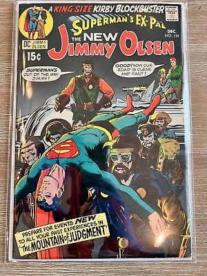Buy Jimmy Olsen #134 - 1st Appearance Of Darkseid - High Grade! • 315.45£