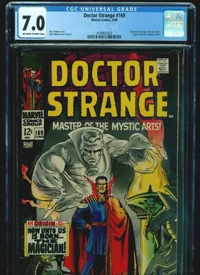 Buy Marvel Comics DOCTOR STRANGE #169 Origin Retold CGC FN/VFN 7.0 • 299.78£