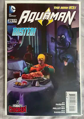 Buy Aquaman #29 (Robot Chicken Variant Cover) • 2£