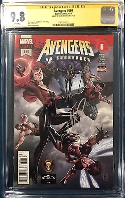 Buy MARK BROOKS Signed AVENGERS 680 CGC SS 9.8 Cover THOR Iron Man SCARLET WITCH • 198.58£