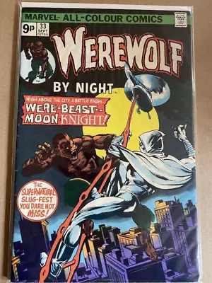 Buy Werewolf By Night #33 Sept 1975  2nd Appearance Of Moon Knight • 79.99£
