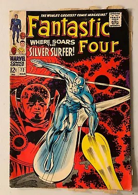 Buy Fantastic Four #72 Marvel 1st S. (2.5 GD+) Centerfold Detached @ 1 Staple (1968) • 39.51£