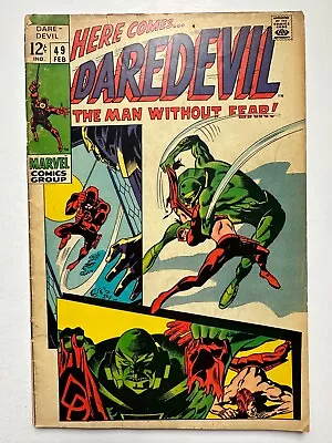Buy Daredevil #49 1st Starr Saxon App. Marvel 1969 GD-VG • 9.45£