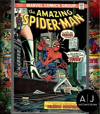 Buy Amazing Spider-Man #144 VF+ 8.5 (1963 1st Series) • 71.20£