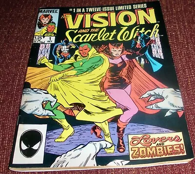 Buy Vision And The Scarlet Witch #1 (of 12 Part) Lovers & Zombies - VG  1985 • 12.65£