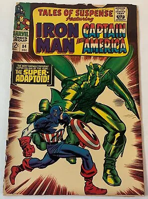 Buy 1966 Marvel TALES OF SUSPENSE #84 ~ Cover Split ~Iron Man,Captain America • 4.79£