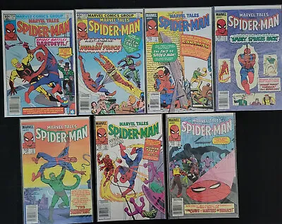 Buy Lot Of 7 - (1983) Marvel Tales SPIDER-MAN Vs DAREDEVIL - #154-160 RUN! - VF-NM • 38.34£