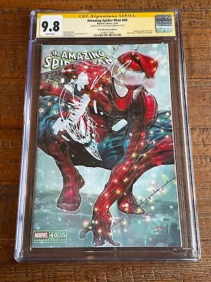 Buy Amazing Spider-man #40 Cgc Ss 9.8 John Giang Remark Sketch Santa Trade Variant • 176.69£