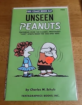 Buy Unseen Peanuts Free Comic Book Day Fantagraphics Charles M. Schulz Rubber Stamp • 6.36£