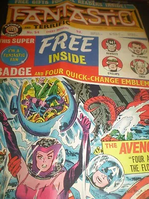 Buy FANTASTIC Comic - No 40 - Date 24-2-1968  - UK Power Comic .. (UK Marvel Comic) • 2.99£