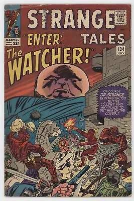 Buy Strange Tales 134 Marvel 1965 FN Dr. Strange Watcher Thing Human Torch Kang • 52.18£