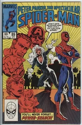 Buy Spectacular Spider-Man 89 1984 Black Cat Appears • 5£