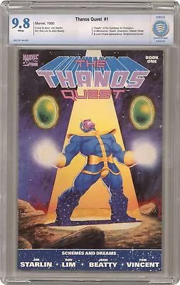 Buy Thanos Quest #1 CBCS 9.8 1990 0002747-AA-002 • 90.92£