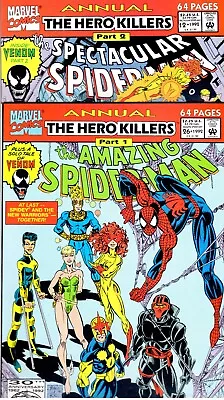 Buy Spider-man Hero Killers Annuals: Amazing 26  Spectacular 22  Venom!  Vf/nm (9.0) • 11.79£