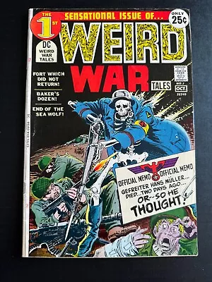 Buy Weird War Tales #1 - Cover Art By Joe Kubert (DC, 1971) Fine/F+ • 119.14£