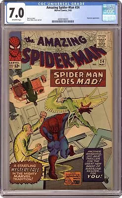 Buy Amazing Spider-Man #24 CGC 7.0 1965 4308108003 • 270.91£