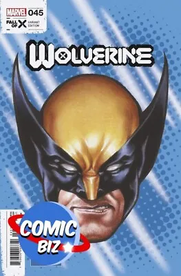 Buy Wolverine #45 (2024) 1st Printing *brooks Headshot Variant Cover* • 5.15£
