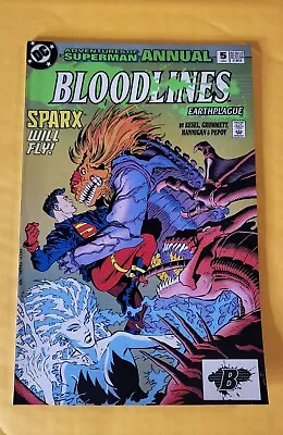 Buy Adventures Of Superman Annual #5 - Vol 1 - 1993 DC Comics BLOODLINES • 2.40£