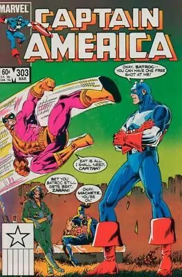 Buy Captain America #303 (1985) Origin Of Captain America's Shield In 8.5 Very Fine+ • 3.59£