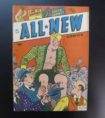 Buy Comic Strip Book Joe Palooka All New Comics Vol. 1 No. 14 Ham Fisher Illus. 1947 • 279.72£