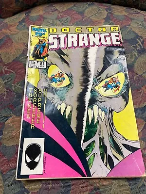 Buy Marvel Comic Book Doctor Strange Feb. No. 81 1986 • 1.60£