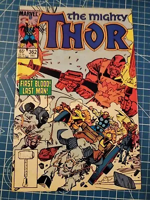 Buy Thor The Mighty 362 Marvel Comics 7.5 H8-90 • 7.84£